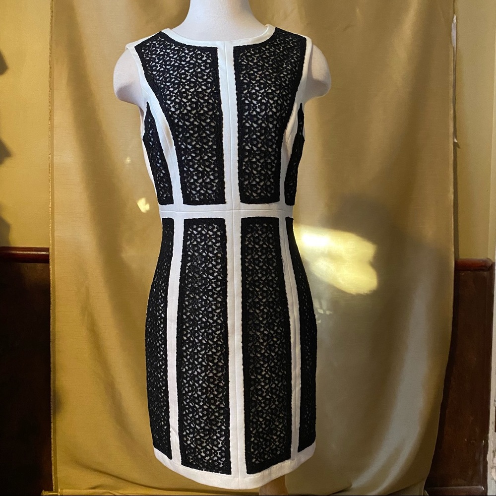 Black and White lace dress